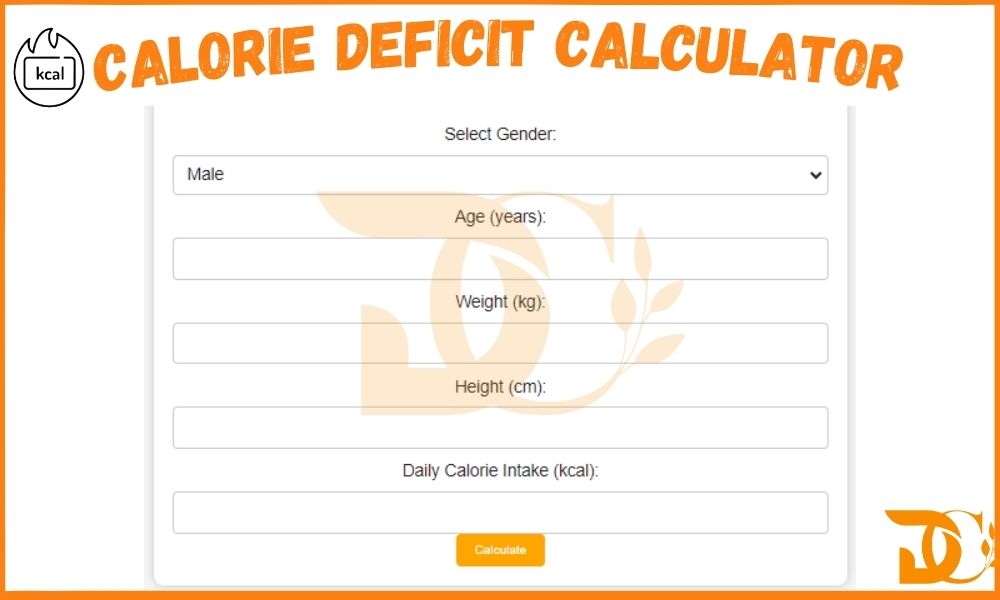 Calorie-Deficit-Calculator